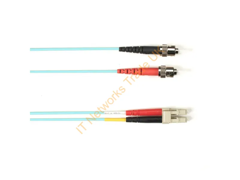 FOCMPM4-005M-STLC-AQ - Black Box Focmpm4-005M-Stlc-Aq Infiniband/Fibre Optic Cable 196.9" (5 M) 2X St 2X Lc Ofnp Aqua Color