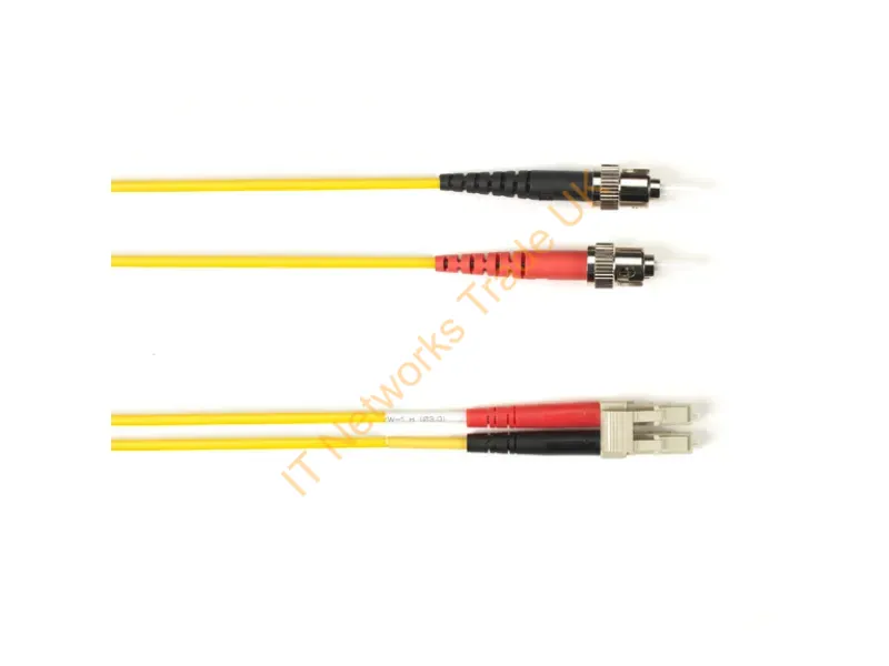 FOCMPM4-005M-STLC-YL - Black Box Focmpm4-005M-Stlc-Yl Fiber Optic Cable 196.9" (5 M) 2X St 2X Lc Ofnp Om4 Yellow