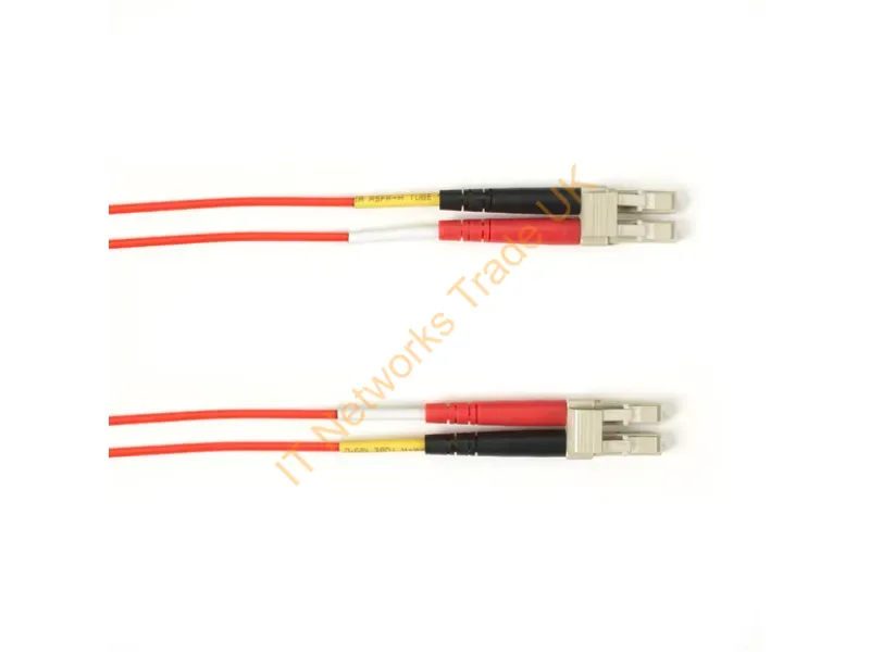 FOCMPSM-015M-LCLC-RD - Black Box Focmpsm-015M-Lclc-Rd Fiber Optic Cable 590.6" (15 M) Lc Ofnp Os2 Red