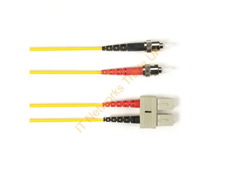 FOCMPSM-STSC-YL-49 - Black Box Focmpsm-Stsc-Yl-49 Fiber Optic Cable 590.6" (15 M) St Sc Ofnp Os2 Yellow