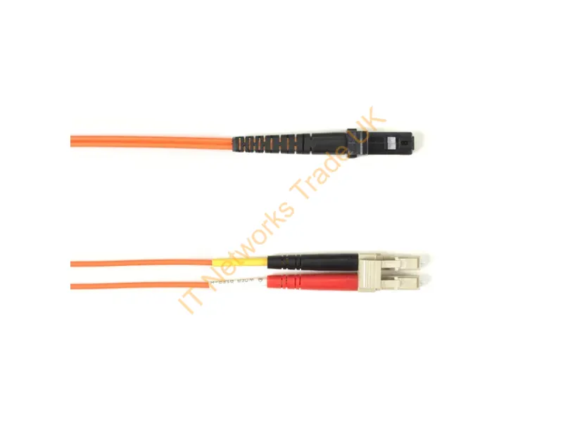 FOCMR62-015M-LCMT-OR - Black Box Focmr62-015M-Lcmt-Or Infiniband/Fibre Optic Cable 590.6" (15 M) Lc Mt-Rj Ofnr Om1 Orange