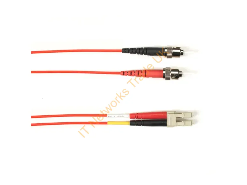 FOCMR62-015M-STLC-RD - Black Box Focmr62-015M-Stlc-Rd Infiniband/Fibre Optic Cable 590.6" (15 M) 2X St 2X Lc Ofnr Red