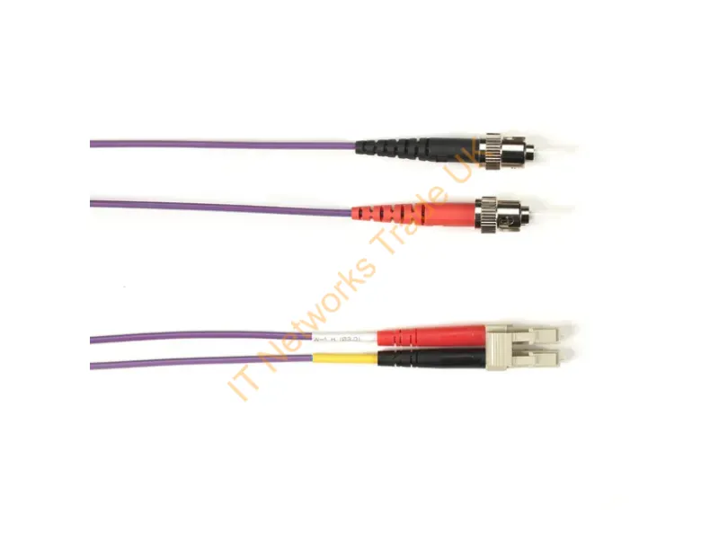 FOCMRM4-005M-LCLC-VT - Black Box Focmrm4-005M-Lclc-Vt Infiniband/Fibre Optic Cable 196.9" (5 M) Lc Ofnr Purple