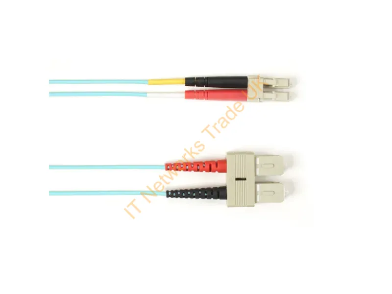 FOCMRM4-010M-SCLC-AQ - Black Box Focmrm4-010M-Sclc-Aq Infiniband/Fibre Optic Cable 393.7" (10 M) 2X Sc 2X Lc Ofnr Aqua Color