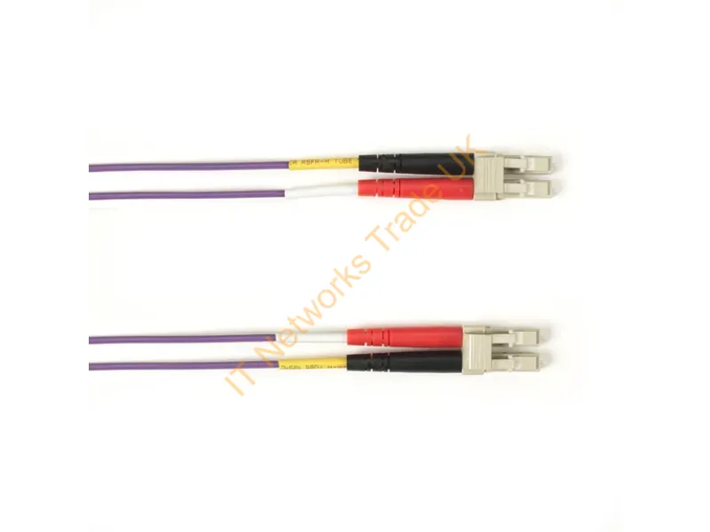 FOCMRM4-015M-LCLC-VT - Black Box Focmrm4 Infiniband/Fibre Optic Cable 590.6" (15 M) 2X Lc Om4 Violet