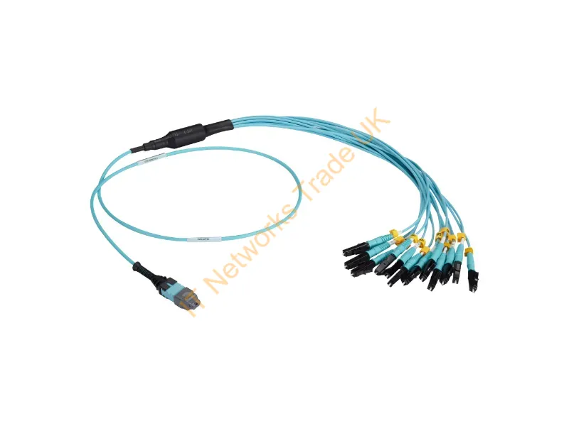 FOHC20M3MPLC12AQ-2R2 - Black Box Fohc20M3Mplc12Aq-2R2 Infiniband/Fibre Optic Cable 78.7" (2 M) Mpo/Mtp 12X Lc Aqua Color
