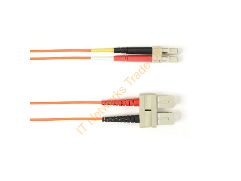 FOLZH10-006M-SCLC-OR - Black Box Folzh10-006M-Sclc-Or Infiniband/Fibre Optic Cable 236.2" (6 M) Sc Lc Orange