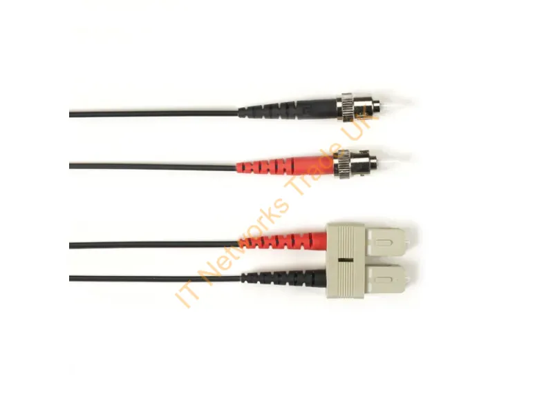 FOLZH10-015M-STSC-BK - Black Box Folzh10-015M-Stsc-Bk Infiniband/Fibre Optic Cable 590.6" (15 M) St Sc Aqua Color