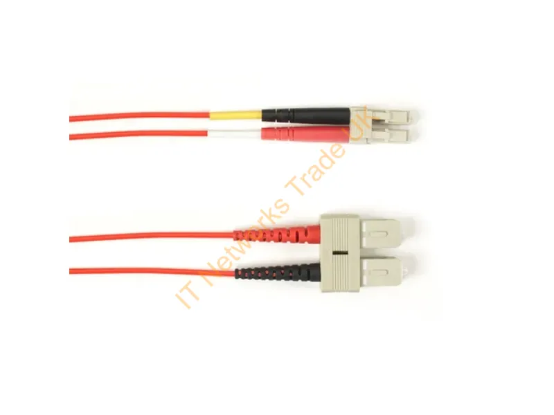FOLZH10-030M-SCLC-RD - Black Box Folzh10-030M-Sclc-Rd Infiniband/Fibre Optic Cable 1181.1" (30 M) Sc Lc Red