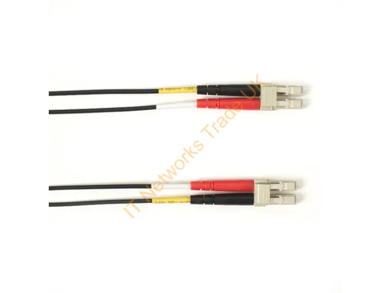 FOLZHM4-005M-LCLC-BK - Black Box Folzhm4-005M-Lclc-Bk Infiniband/Fibre Optic Cable 196.9" (5 M) Lc Om4