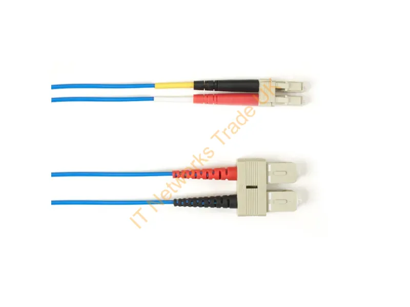 FOLZHM4-005M-SCLC-BL - Black Box Folzhm4-005M-Sclc-Bl Infiniband/Fibre Optic Cable 196.9" (5 M) Sc Lc Blue