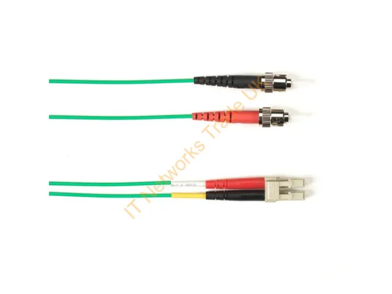 FOLZHM4-005M-STLC-GN - Black Box Folzhm4-005M-Stlc-Gn Infiniband/Fibre Optic Cable 196.9" (5 M) St Lc Om4 Green