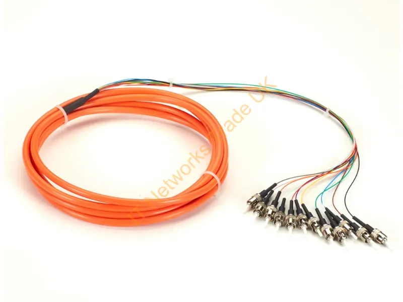 FOPT50M1-ST-12OR-3 - Black Box Fopt50M1-St-12Or-3 Infiniband/Fibre Optic Cable 118.1" (3 M) 12X St Ofnr Om1 Orange