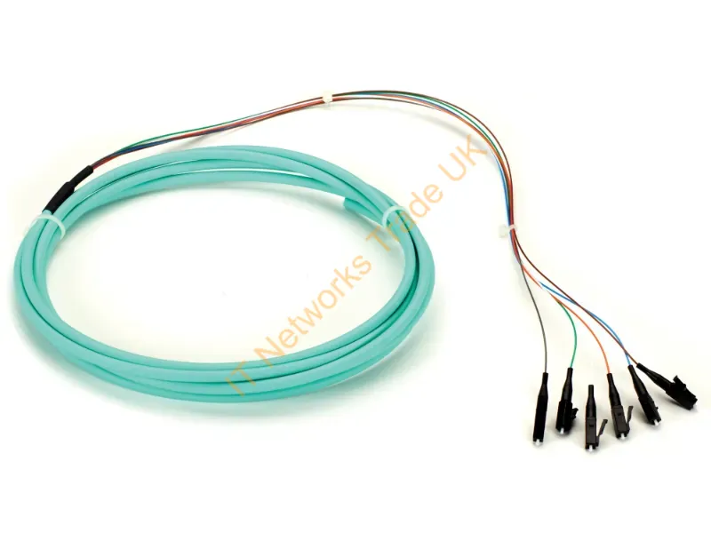 FOPT50M3-LC-12AQ-3 - Black Box Fopt50M3-Lc-12Aq-3 Infiniband/Fibre Optic Cable 118.1" (3 M) 12X Lc Ofnr Om3 Aqua Color