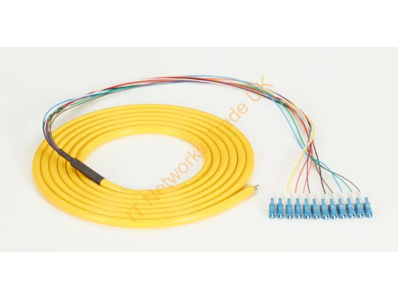 FOPT50S1-LC-12YL-3 - Black Box Fopt50S1-Lc-12Yl-3 Infiniband/Fibre Optic Cable 118.1" (3 M) 12X Lc Multicolor, Yellow