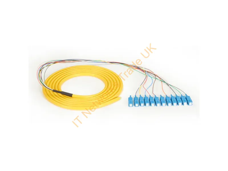 FOPT50S1-SC-12YL-3 - Black Box Fopt50S1-Sc-12Yl-3 Infiniband/Fibre Optic Cable 118.1" (3 M) Pigtail Yellow