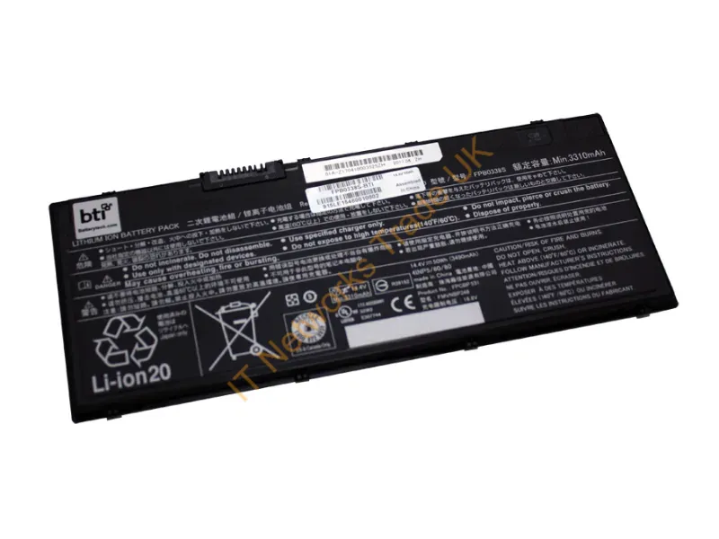 FPB0338S-BTI - Bti Fpb0338S- Industrial Rechargeable Battery Lithium-Ion (Li-Ion) 3490 Mah 11.4 V