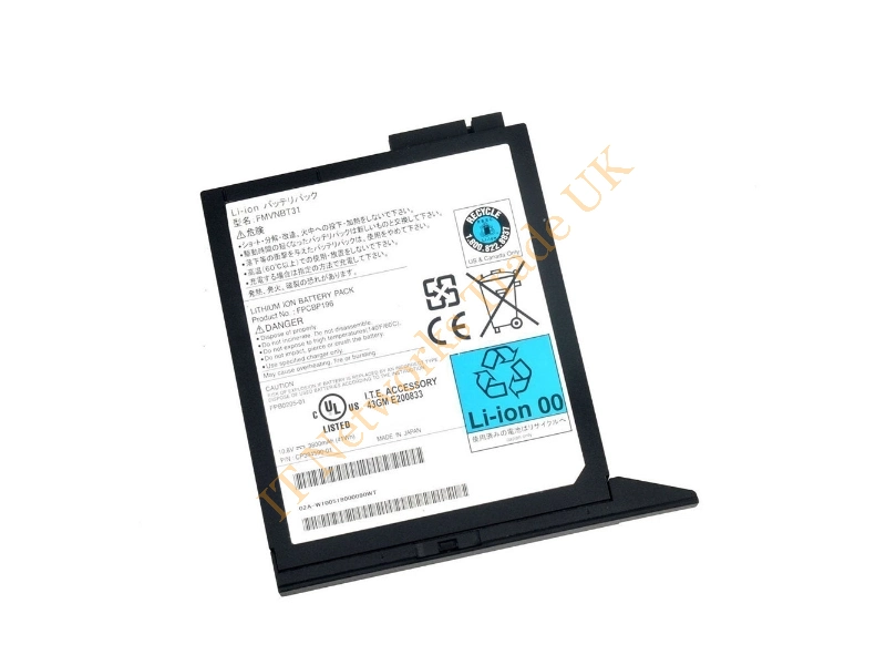 FPCBP196AP Fujitsu Lithium Ion Modular Bay Notebook Battery Lithium Ion (Li-Ion) 3800mAh 10.8V DC Laptop Battery