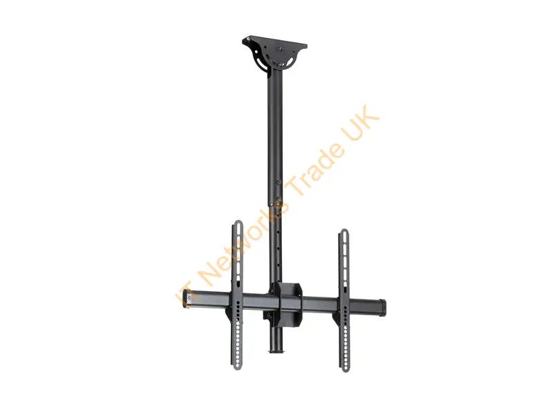 FPCEILPTBSP - StarTech.com Flat-Screen TV Ceiling Mount 1.8â€™ to 3â€™ Short Pole For 32" to 75" TVs Full Motion Monitor Accessory