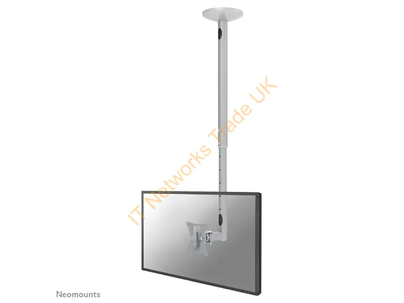 FPMA-C050SILVER - Neomounts FPMA-C050SILVER Monitor/TV mount ceiling 10-30" h 60-85 cm