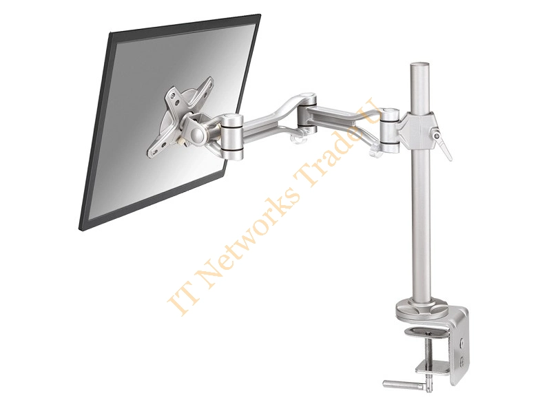FPMA-D1030 - Newstar Full Motion Desk Mount (clamp) for 10-30" Monitor Screen, Height Adjustable Silver Monitor Accessory