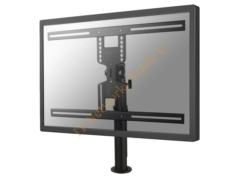FPMA-D1200BLACK - Newstar Tilt/Turn/Rotate Desk Mount (grommet) for 32-60" Monitor Screen, Height Adjustable Black Monitor Accessory