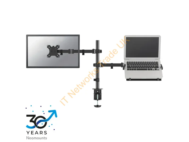 FPMA-D550NOTEBOOK - Neomounts FPMA-D550NOTEBOOK 10-32 Full Motion Desk Mount Si