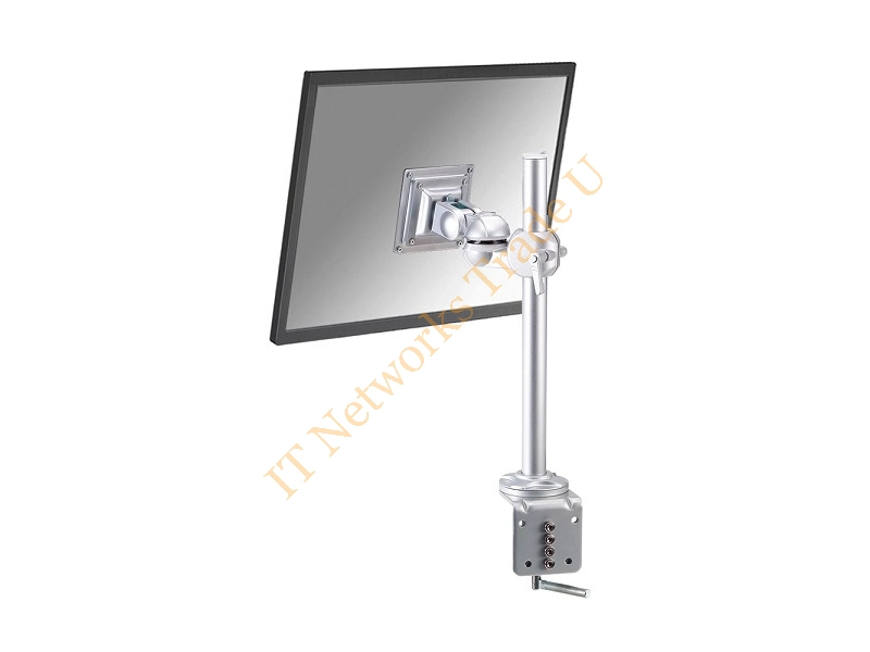 FPMA-D910 - Newstar Tilt/Turn/Rotate Desk Mount (clamp) for 10-30" Monitor Screen, Height Adjustable Silver Monitor Accessory