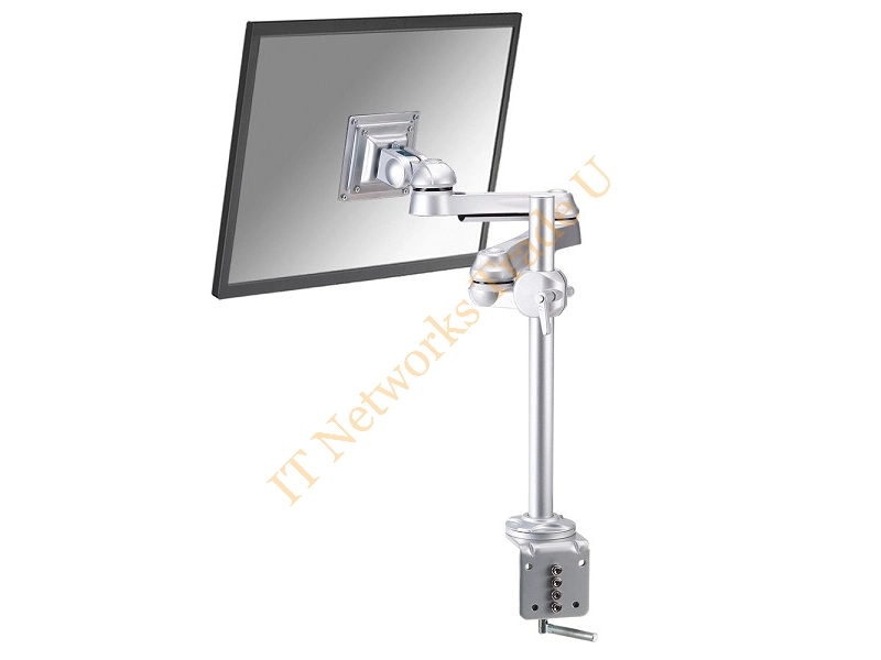 FPMA-D930 - Newstar Full Motion Desk Mount (clamp) for 10-30" Monitor Screen, Height Adjustable Silver Monitor Accessory