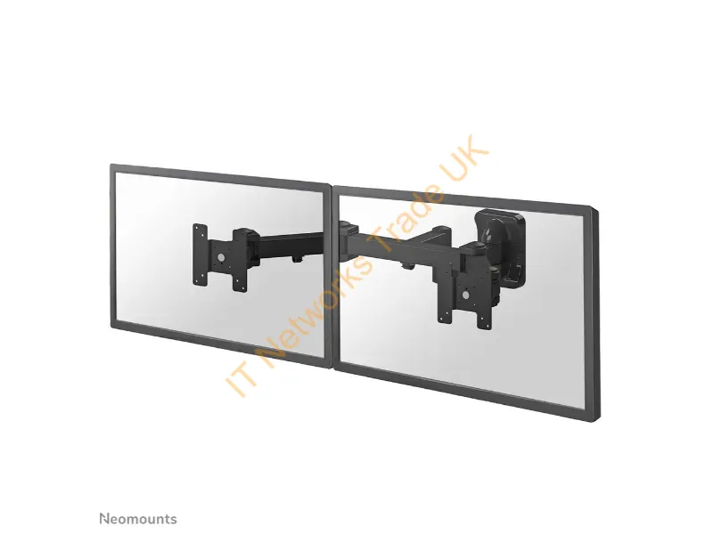 FPMA-W960D - Neomounts FPMA-W960D Dual monitor/TV mount wall 10-27" full motion