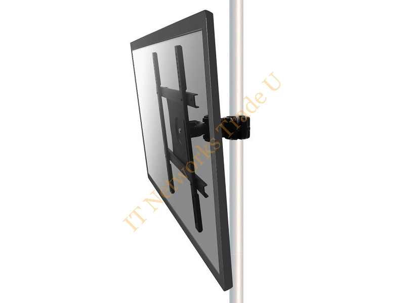 FPMA-WP440BLACK - Newstar Monitor Mount for mounting on poles (diameter 35-60 mm) for single 10"-55" Screen Black Monitor Accessory