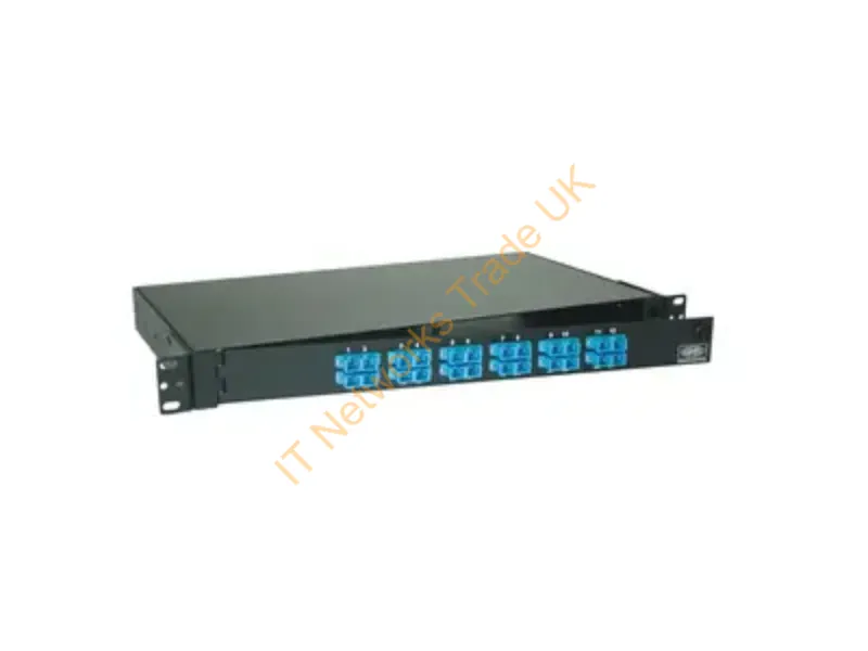 FPR024SCM - Hubbell Premise Wiring 24-Port Rack-Mt Fiber Panelloaded W/12 Sc Duplex Adapterssm/Mm