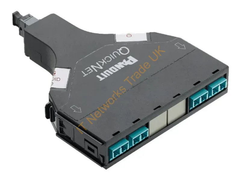FQ3ZN-08-10A - Panduit Fq3Zn-08-10A Fiber Optic Adapter Lc/Mpo 1 Pc(S) Aqua Color, Black
