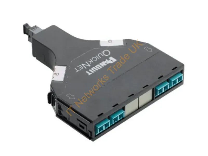 FQ3ZN-08-10NMBN - Panduit Fq3Zn-08-10Nmbn Fiber Optic Adapter Lc/Mpo Black