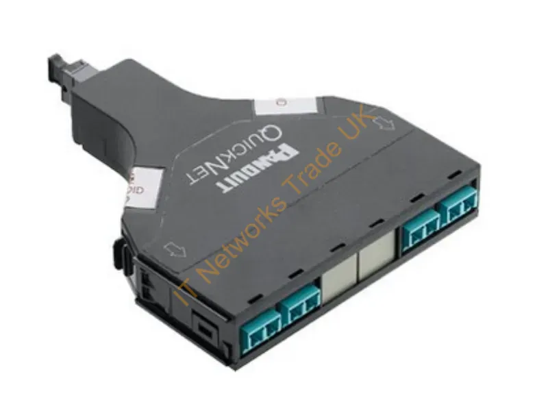 FQ3ZO-08-10NMBN - Panduit Fq3Zo-08-10Nmbn Fiber Optic Adapter Lc/Mtp Black