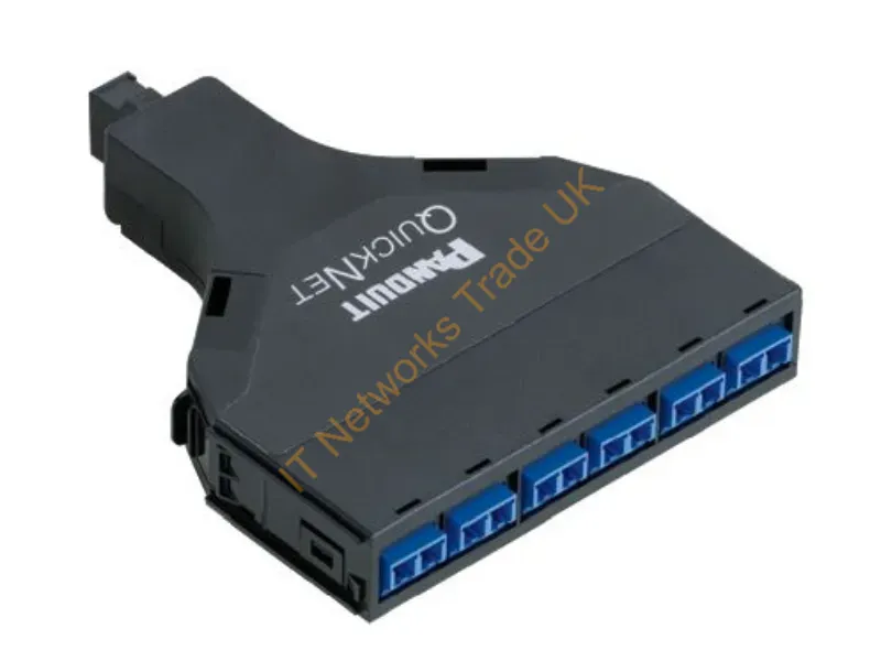 FQ9N-06-03AS - Panduit Fq9N-06-03As Fiber Optic Adapter Sc/Mpo Black, Blue