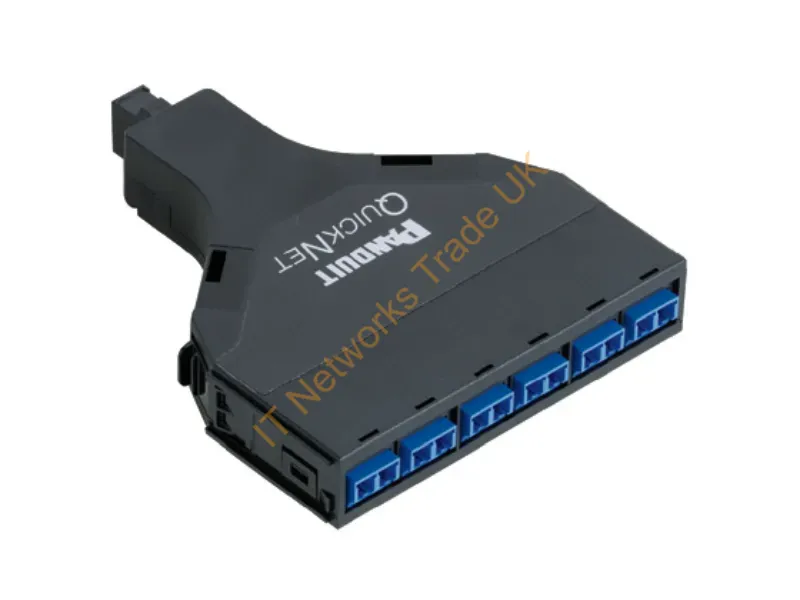 FQ9N-12-10AS - Panduit Fq9N-12-10As Fiber Optic Adapter Lc/Mtp 1 Pc(S) Black