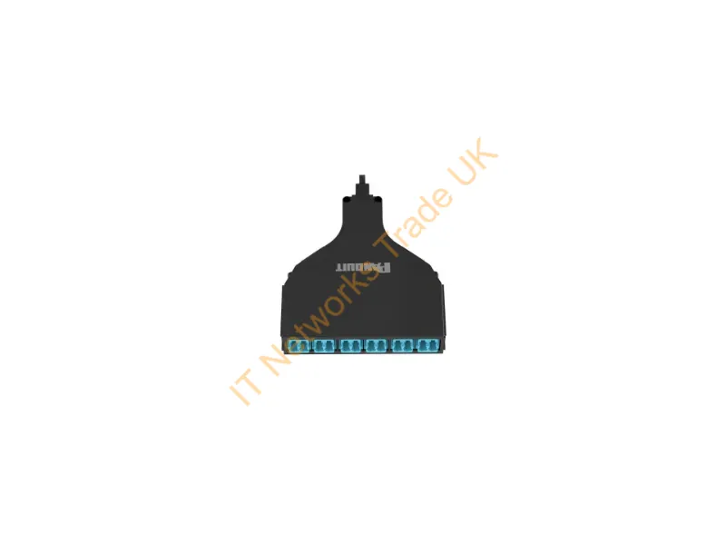 FQSA-12-10U - Panduit Fqsa-12-10U Fiber Optic Adapter Lc/Mpo 1 Pc(S) Aqua Color, Black