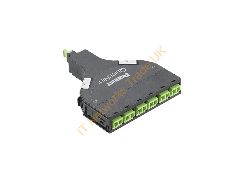 FQWA-12-10B2 - Panduit Fqwa-12-10B2 Fiber Optic Adapter Lc/Mpo 1 Pc(S) Black