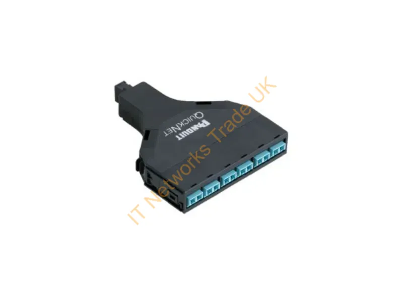 FQXN-12-10U - Panduit Fqxn-12-10U Fiber Optic Adapter Lc/Mpo Aqua Color