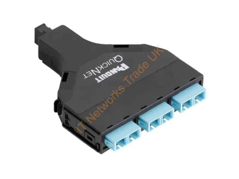 FQXO-06-03AS - Panduit Fqxo-06-03As Fiber Optic Adapter 1 Pc(S) Black
