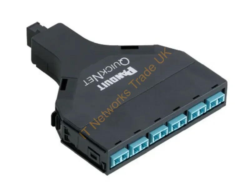 FQZN-08-10AS - Panduit Fqzn-08-10As Fiber Optic Adapter Lc/Mpo Black, Blue