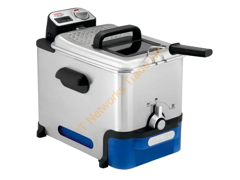 FR8040 - Tefal Oleoclean Pro Inox & Design FR8040 Single 3.5 L 2300 W Black, Stainless steel