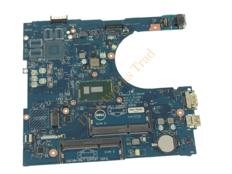 FRV68 Dell Inspiron 17 5758 Laptop Motherboard W/ Intel I5-5200u 2.2gh
