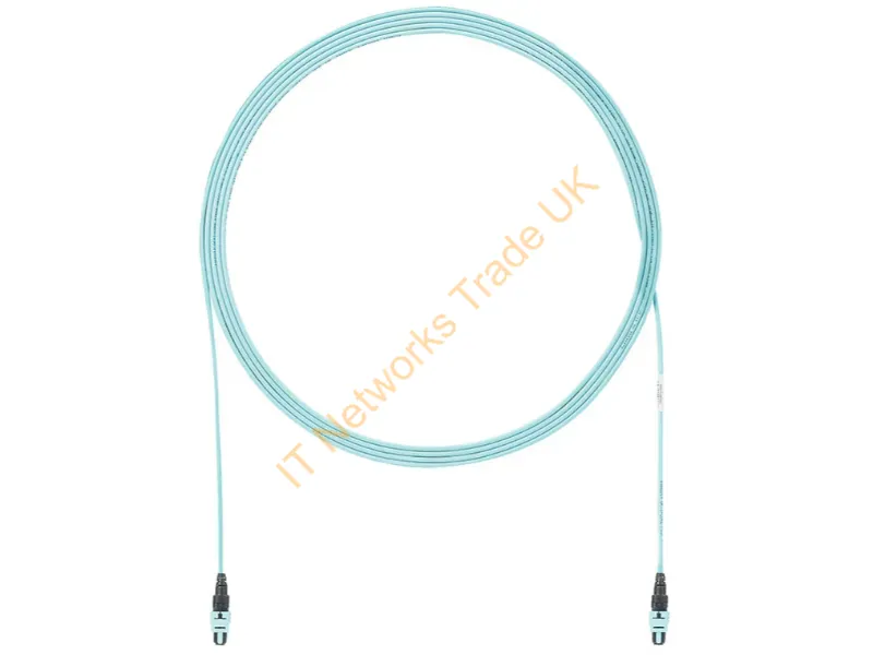 FRZUPE7X003F005 - Panduit Frzupe7X003F005 Infiniband/Fibre Optic Cable 118.1" (3 M) Mpo-12 Ofnp Aqua Color