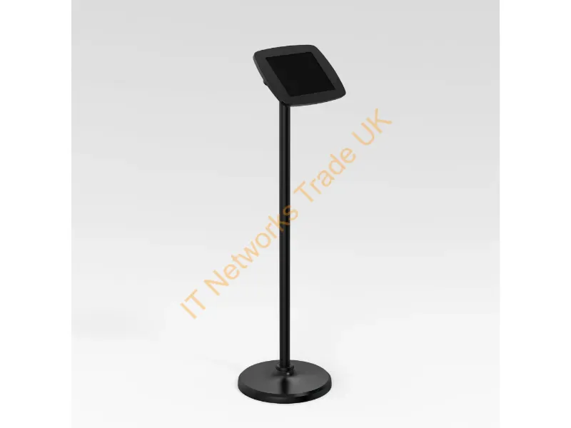 FS-B4-PD4-MD - Bouncepad Floorstanding | Apple iPad 4th Gen 9.7 (2012) | Black | Exposed Front Camera and Home Button |