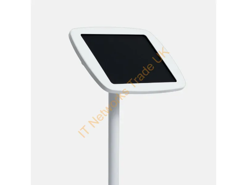 FS-W4-ARL1-MG - Bouncepad Floorstanding with USB Cable | Exposed Front Camera and Home Button | White | Apple iPad Air 1st Gen 13-inch (2024)