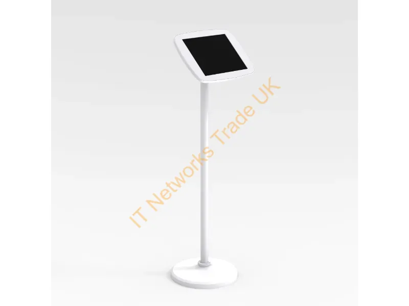 FS-W4-SP6-MG - Bouncepad Floorstanding | Microsoft Surface Pro 4/5/6/7 (2015 2019) | White | Exposed Front Camera and Home Button |