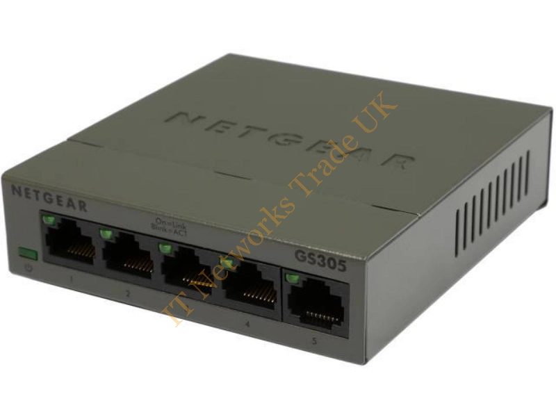 FS205-100PES Netgear FS205 5-Port 10/100Mbps Fast Ethernet Network Switch