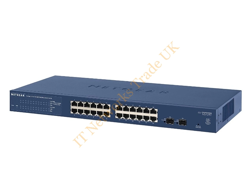 FS728TLP-100NAS Netgear 24-Port 10/100 (PoE) Managed Fast Ethernet Switch Rack-Mountable Network Switch